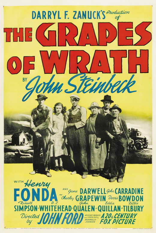 The Grapes of Wrath Movie Poster Print 11x17