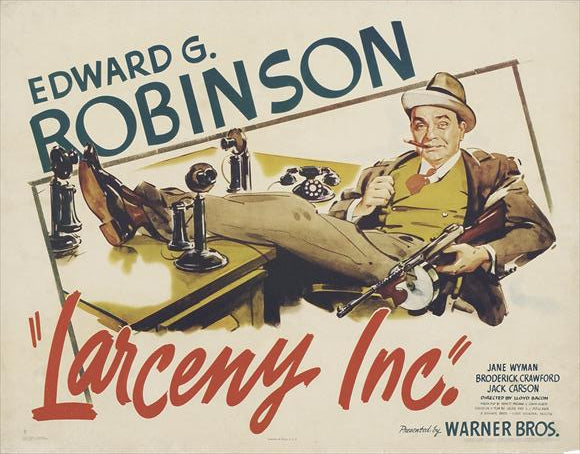 Larceny, Inc. movie poster print showcasing classic cinema artwork.