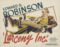 Larceny, Inc. movie poster print showcasing classic cinema artwork.