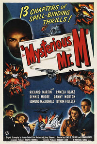 The Mysterious Mr. M Movie Poster Print featuring mystery and intrigue.