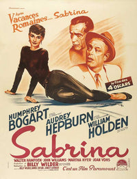 Sabrina Movie Poster Print featuring classic film art.
