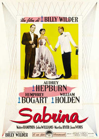 Sabrina Movie Poster Print showcasing classic cinema art.