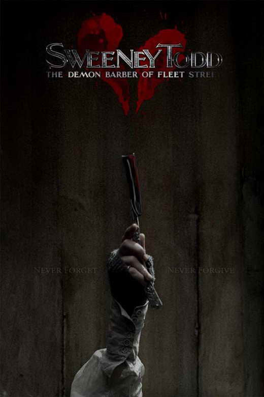 Sweeney Todd: The Demon Barber of Fleet Street Movie Poster Print (11x17)