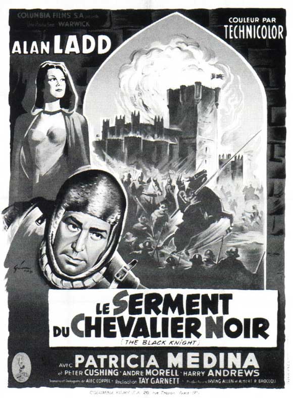 The Black Knight Movie Poster Print showcasing classic film art.
