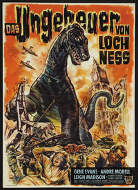Behemoth the Sea Monster Movie Poster Print showcasing a classic monster theme.