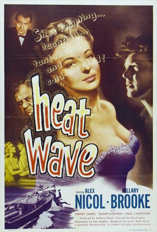 Heat Wave Movie Poster Print - Exciting film decor