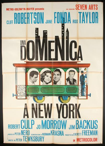 Sunday in New York Movie Poster Print featuring classic film art.