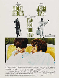 Two for the Road Movie Poster Print showcasing classic film art.