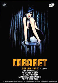 Cabaret Movie Poster Print showcasing classic musical theater design.