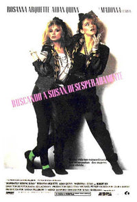 Desperately Seeking Susan Movie Poster Print featuring iconic 1980s design.