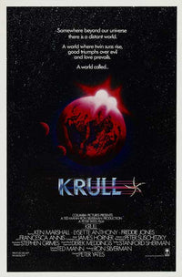 Krull Movie Poster Print featuring classic fantasy film art