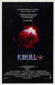 Krull Movie Poster Print featuring classic fantasy film art