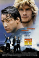 Point Break Movie Poster Print featuring iconic surfing and action scene.
