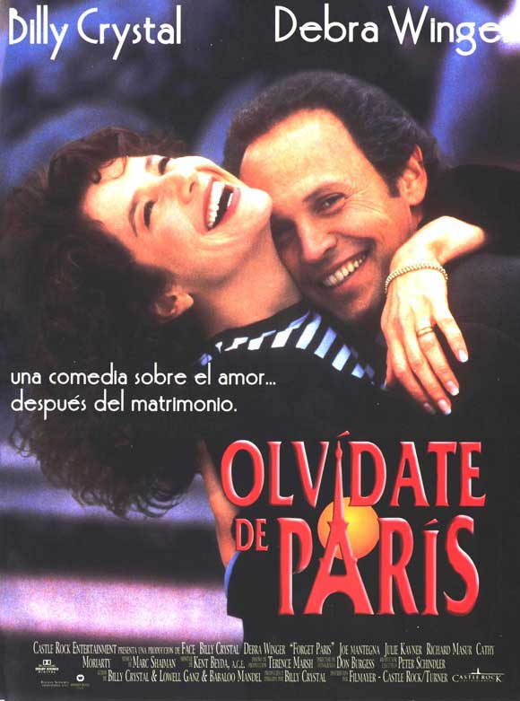 Forget Paris Movie Poster Print featuring romantic and nostalgic imagery.