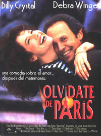 Forget Paris Movie Poster Print featuring romantic and nostalgic imagery.