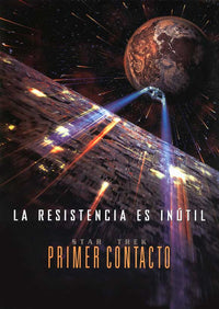 Star Trek: First Contact Movie Poster Print showcasing the epic space adventure.