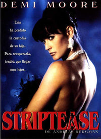 Striptease Movie Poster Print showcasing vibrant colors and iconic film imagery.