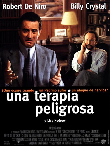 Analyze This Movie Poster Print showcasing vibrant colors and comedic imagery.