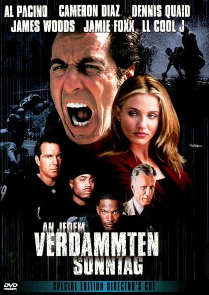 Any Given Sunday Movie Poster Print featuring dynamic football imagery.
