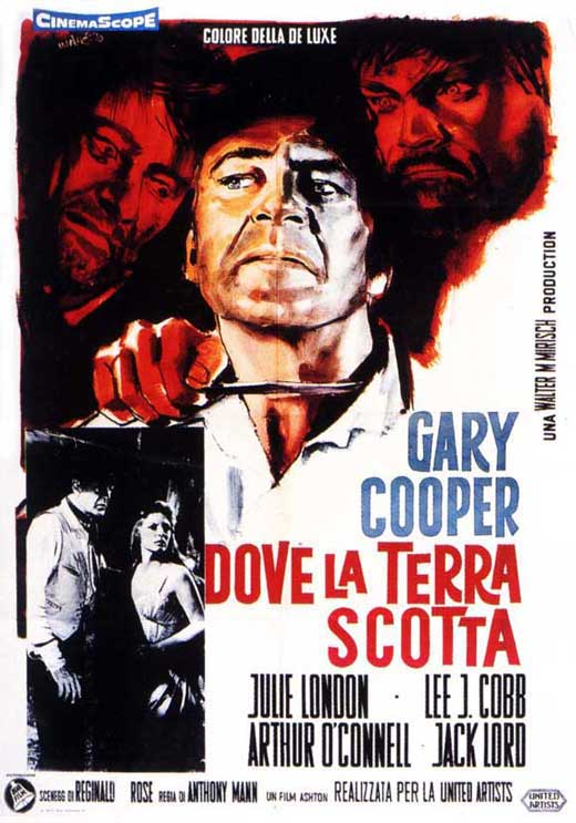 Man of the West Movie Poster Print showcasing classic Western film art.