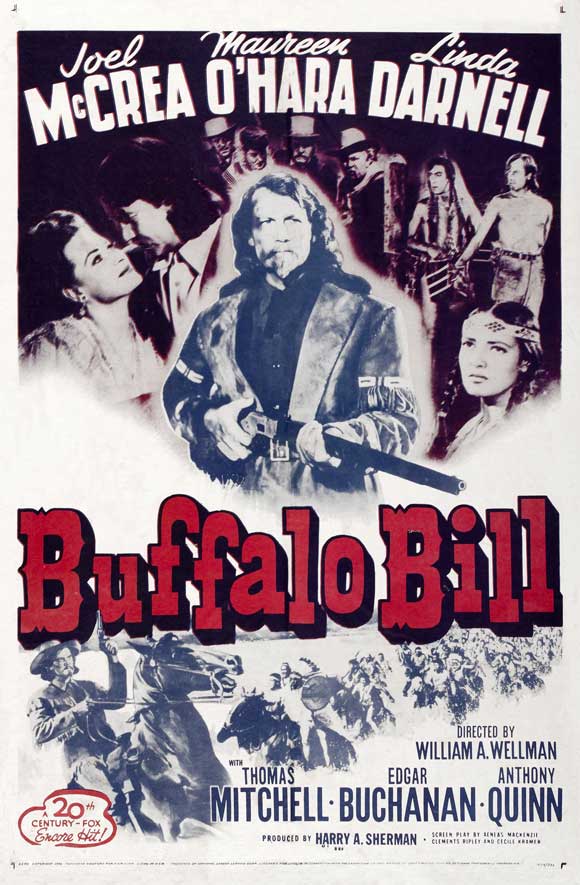 Buffalo Bill Movie Poster Print featuring classic cinematic artwork.