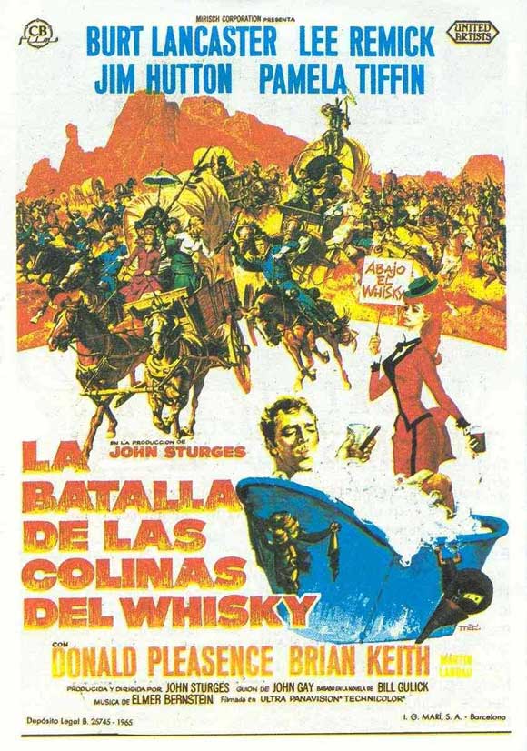 The Hallelujah Trail Movie Poster Print showcasing classic Western film imagery.