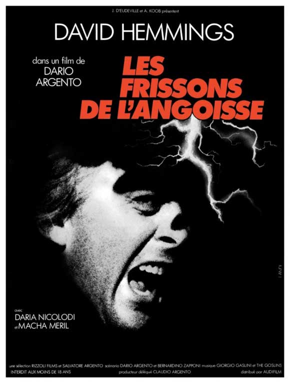 Deep Red Movie Poster Print featuring striking imagery and colors.