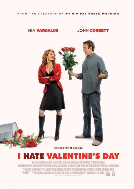 I Hate Valentine's Day Movie Poster Print | Humorous wall art