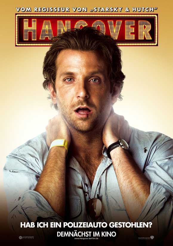 The Hangover Movie Poster Print featuring a classic comedy scene.