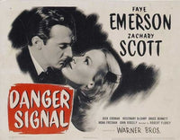 Danger Signal Movie Poster Print showcasing vibrant colors and dramatic themes.
