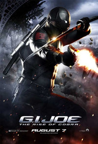 G.I. Joe: The Rise of Cobra Movie Poster featuring action and adventure scenes.