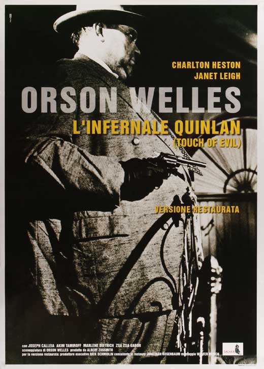 Touch of Evil Movie Poster Print showcasing classic film noir artwork.
