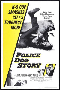 The Police Dog Story Movie Poster Print featuring thrilling visuals