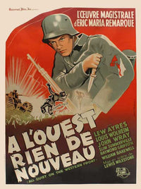 All Quiet on the Western Front Movie Poster Print featuring iconic imagery from the film.