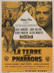 Land of the Pharaohs Movie Poster Print showcasing ancient Egyptian themes.