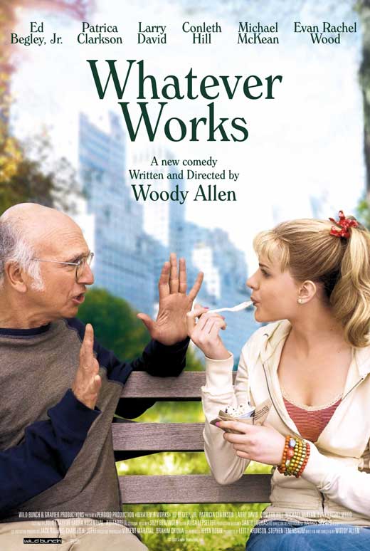Whatever Works Movie Poster Print showcasing unique film art.