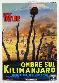 Killers of Kilimanjaro Movie Poster Print featuring vibrant colors and cinematic imagery.