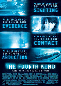 The Fourth Kind Movie Poster Print showcasing alien encounters and suspenseful art.