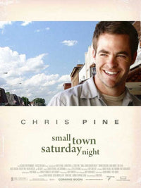 Small Town Saturday Night Movie Poster Print showcasing nostalgic Americana theme.