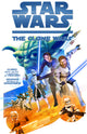 Star Wars: The Clone Wars Movie Poster Print featuring iconic characters.