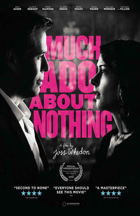 Much Ado About Nothing Movie Poster Print featuring classic theater art