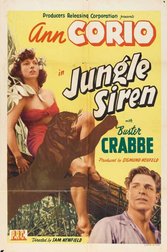 Jungle Siren Movie Poster Print featuring vibrant colors and intricate details.