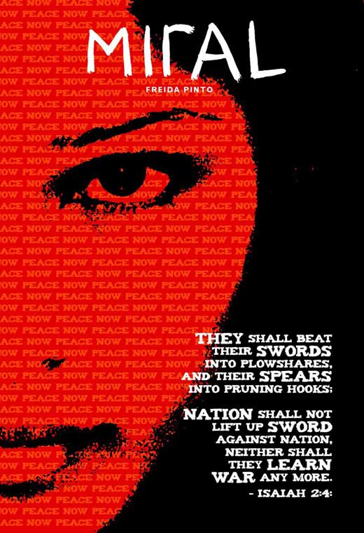 Miral Movie Poster Print showcasing captivating artwork.