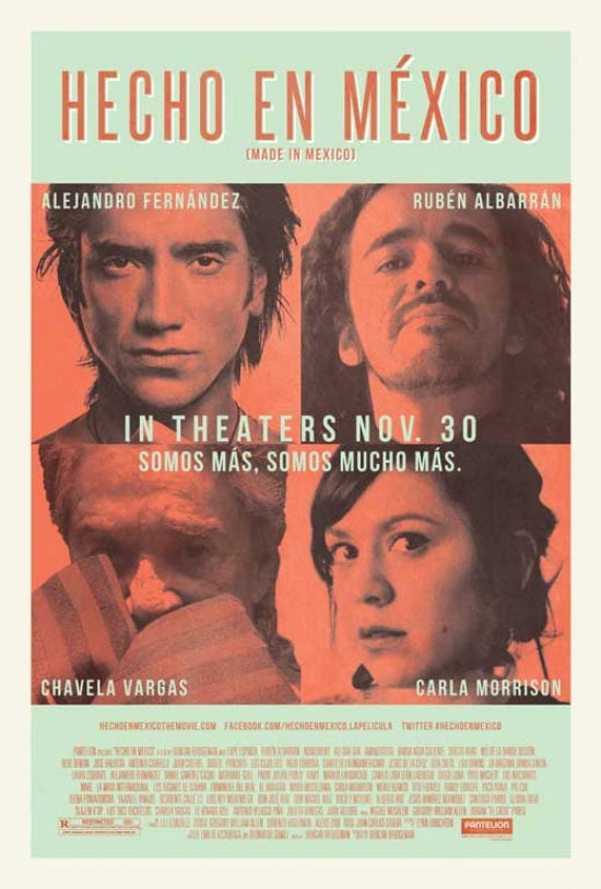 Hecho en Mexico Movie Poster Print showcasing vibrant artwork.