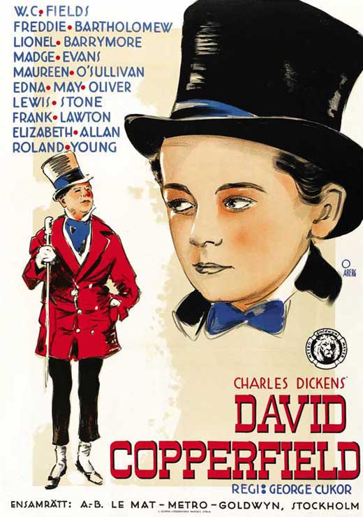 David Copperfield Movie Poster Print featuring the famous magician.