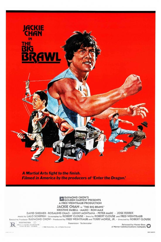 The Big Brawl Movie Poster Print showcasing martial arts action.