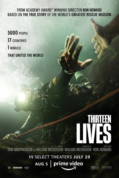 Thirteen Lives Movie Poster Print (27x40) | Posterazzi