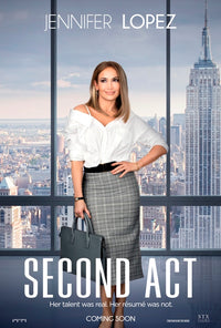 Second Act Movie Poster Print showcasing vibrant artwork.