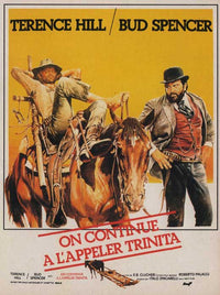 Trinity is Still My Name movie poster print featuring classic film artwork.