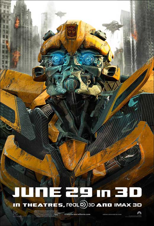 Transformers: Dark of the Moon movie poster print showcasing iconic imagery from the film.
